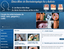 Tablet Screenshot of otorrinoselsalvador.com